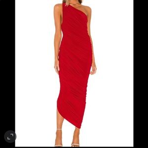 Norma Kamali Diana Gown in Red